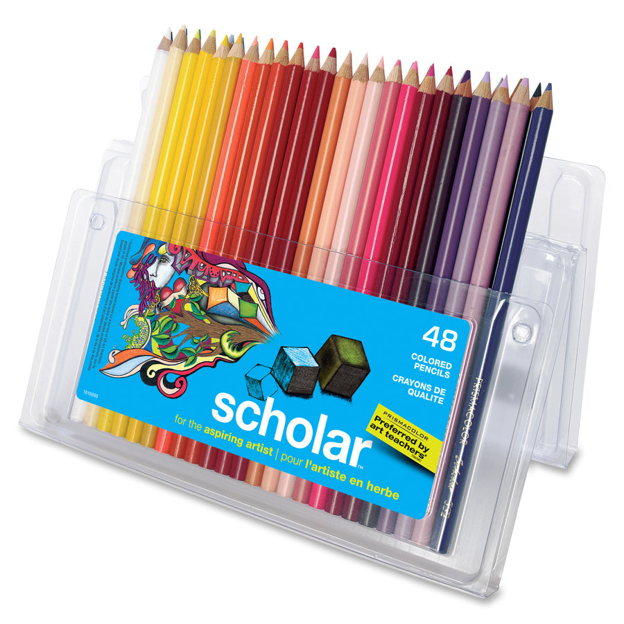 prismacolor-scholar-colored-pencils-assorted-lead-assorted-wood-barrel-48-pack_san92807 - 2