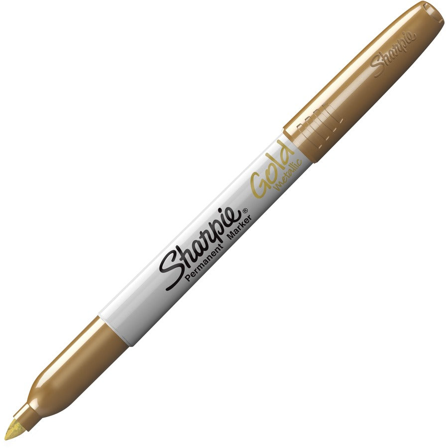 Sharpie Metallic Fine Point Permanent Marker - Fine Marker Point - Gold, Silver, Bronze Alcohol Based Ink - 3 / Set - 