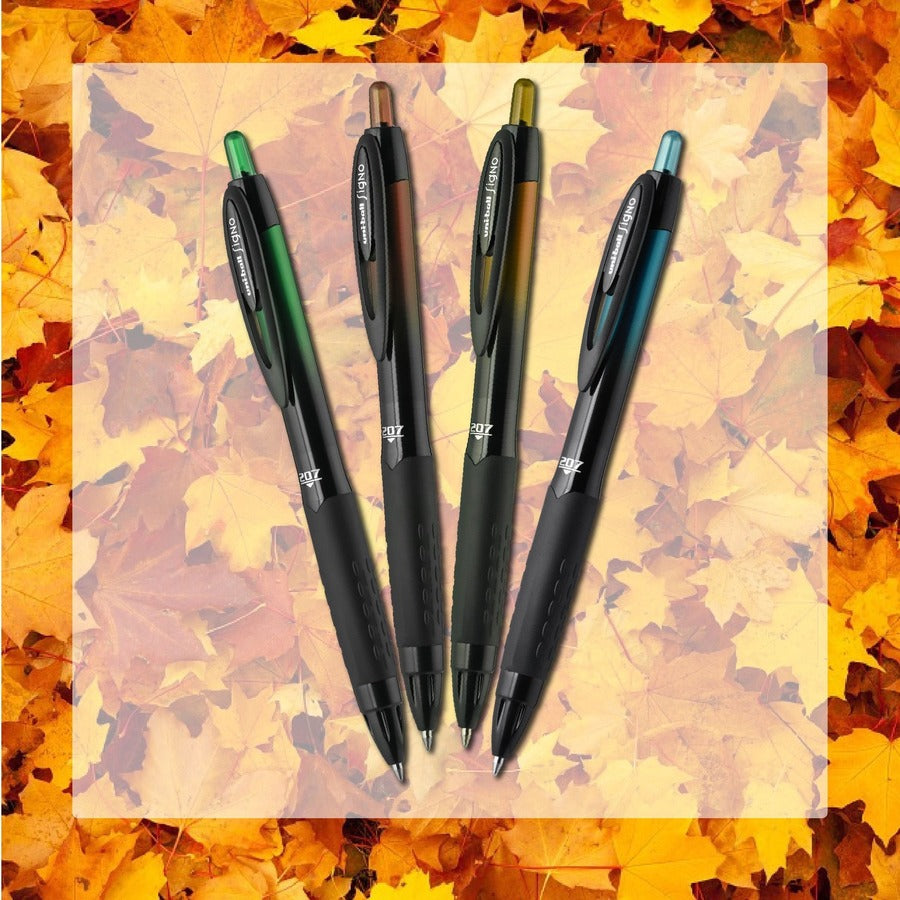 207 BLX Series Gel Pen, Retractable, Medium 0.7 mm, Assorted Ink and Barrel Colors, 4/Pack