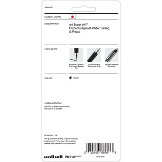 uniball-207-impact-rt-gel-pen-bold-pen-point-1-mm-pen-point-size-refillable-retractable-black-gel-based-ink-4-pack_ubc66901pp - 2