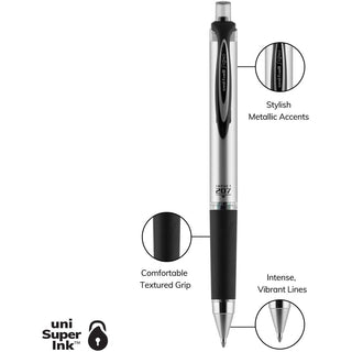 uniball-207-impact-rt-gel-pen-bold-pen-point-1-mm-pen-point-size-refillable-retractable-black-gel-based-ink-4-pack_ubc66901pp - 5
