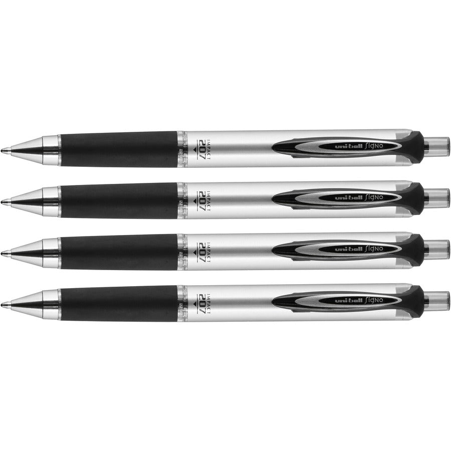 uniball-207-impact-rt-gel-pen-bold-pen-point-1-mm-pen-point-size-refillable-retractable-black-gel-based-ink-4-pack_ubc66901pp - 6