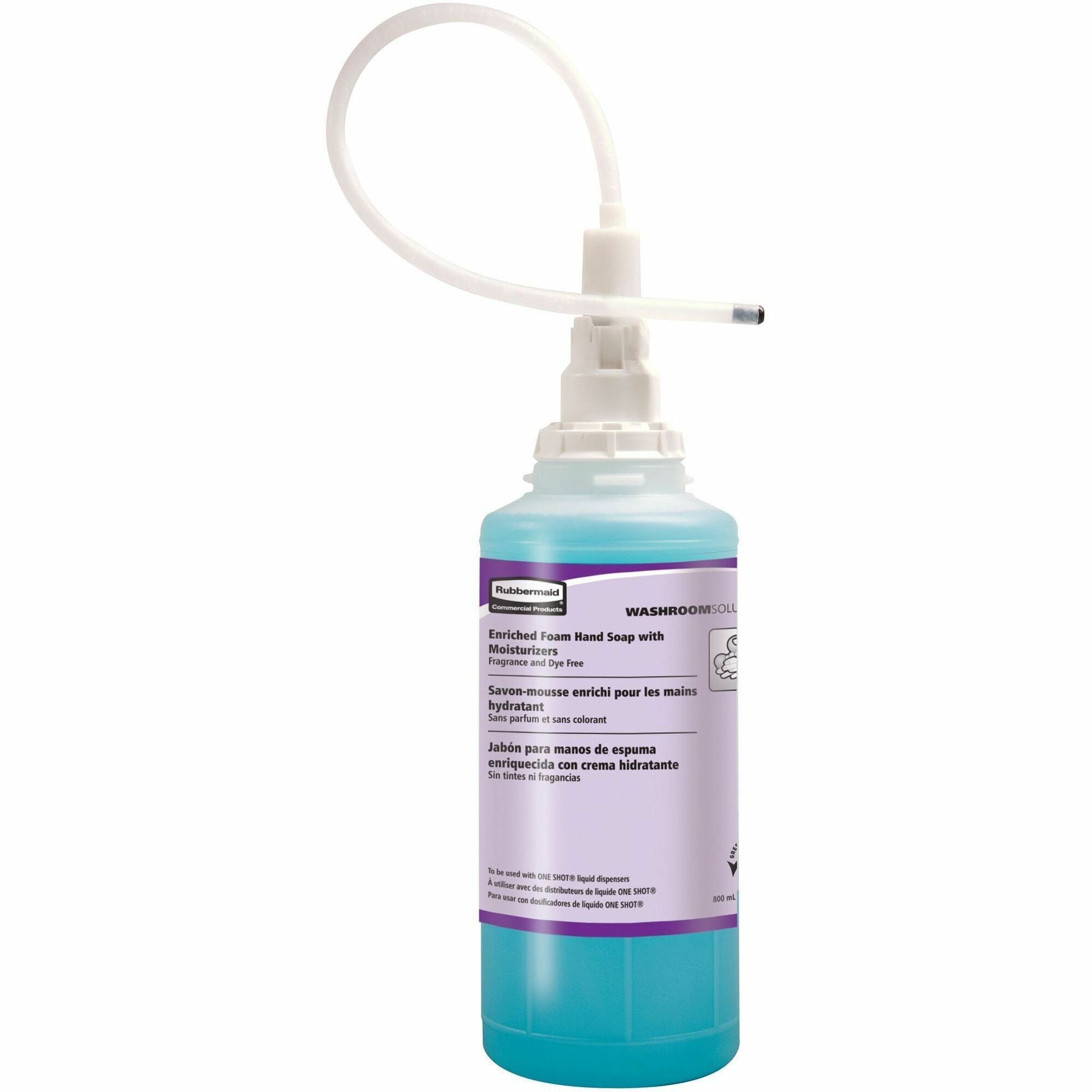 Rubbermaid Commercial Enriched Foam Hand Soap - Fresh Light Citrus ScentFor - 27.1 fl oz (800 mL) - Skin - Moisturizing - Teal - pH Balanced, Hygienic - 4 / Carton