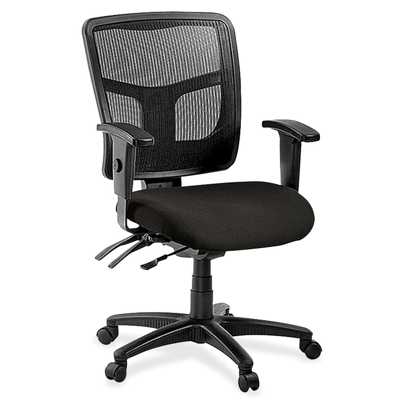 lorell-ergomesh-series-managerial-mesh-mid-back-chair-perfection-black-fabric-seat-black-back-black-frame-5-star-base-black-1-each_llr8620163 - 1