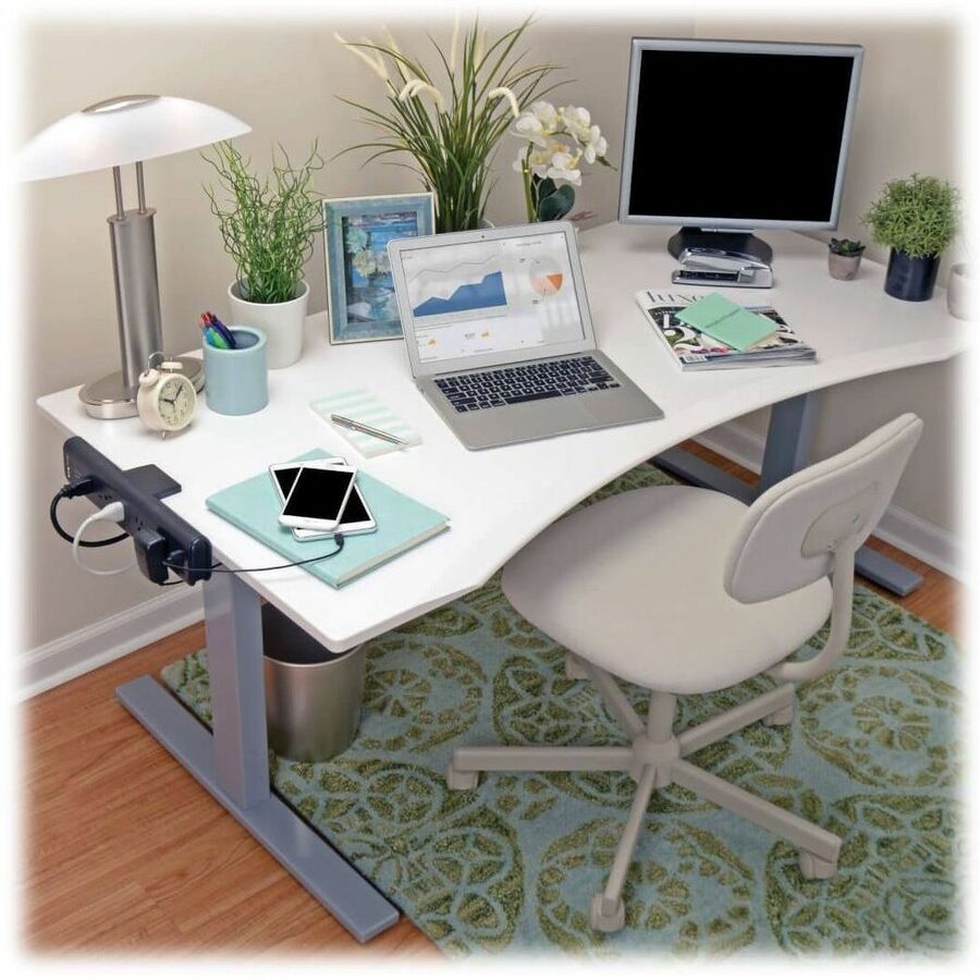 Tripp Lite by Eaton Protect It! 6-Outlet Clamp-Mount Surge Protector 6 ft. (1.83 m) Cord 2100 Joules 2 x USB Charging ports (2.1A total) - 6 x NEMA 5-15R - 1875 VA - 2100 J - 120 V AC Input - 5 V DC Output