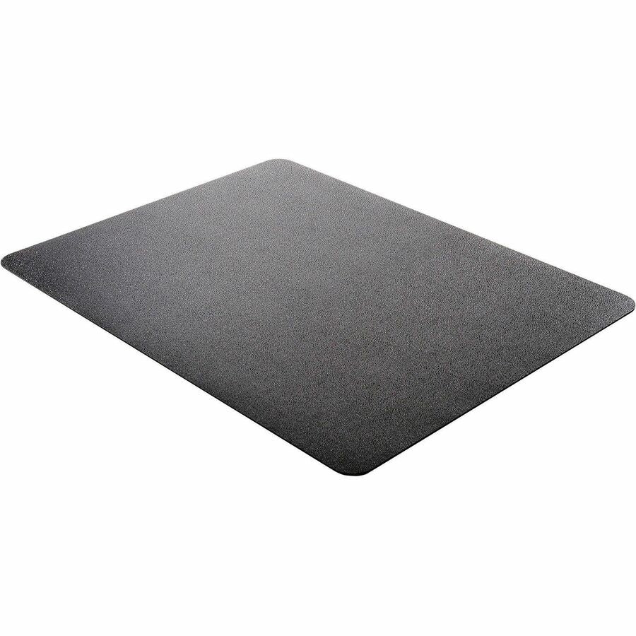 EconoMat Occasional Use Chair Mat for Low Pile Carpet, 46 x 60, Rectangular, Black