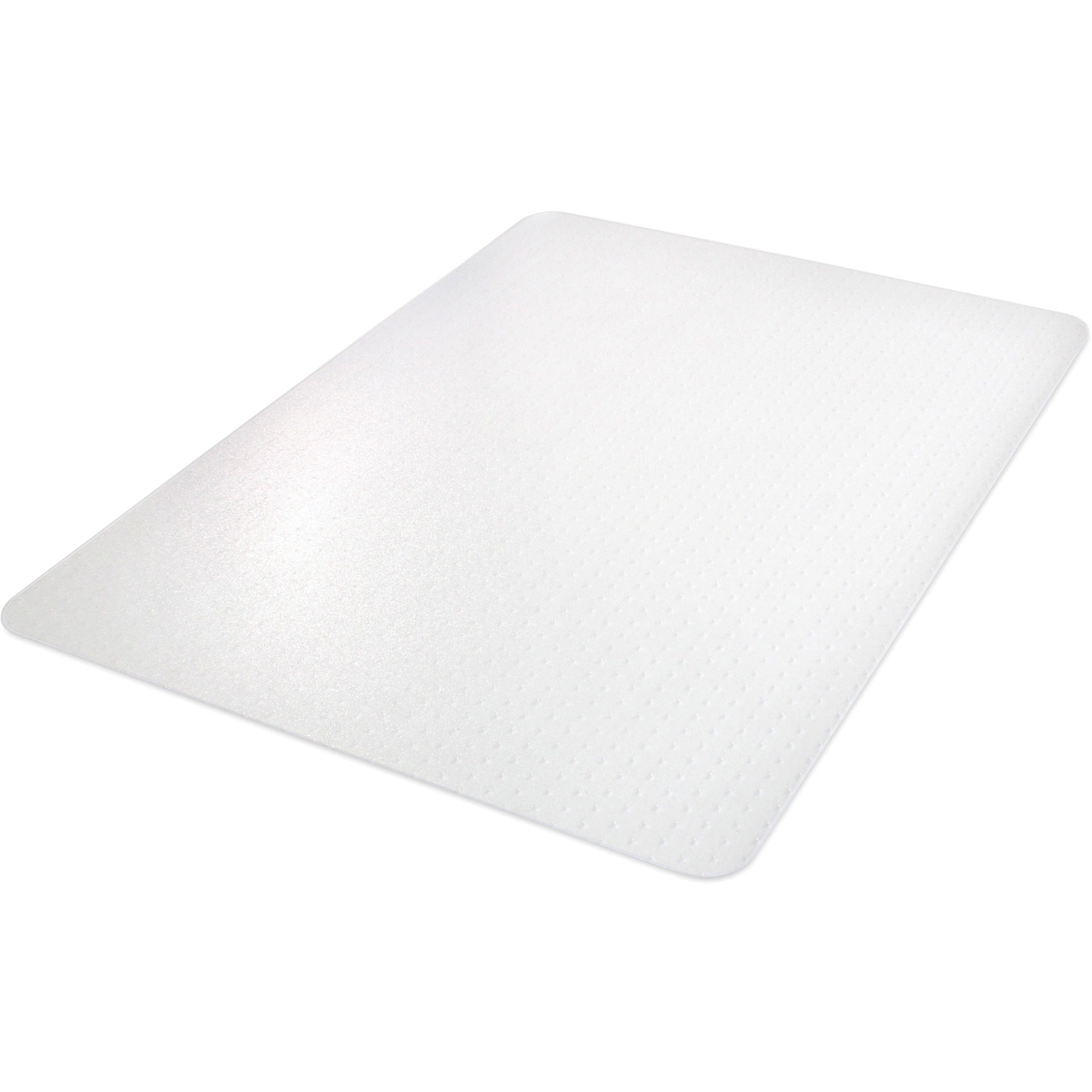 Lorell Oversized Chairmat - Hard Floor - 60" Width x 60" Depth - Square - Polycarbonate - Clear - 1Each - 