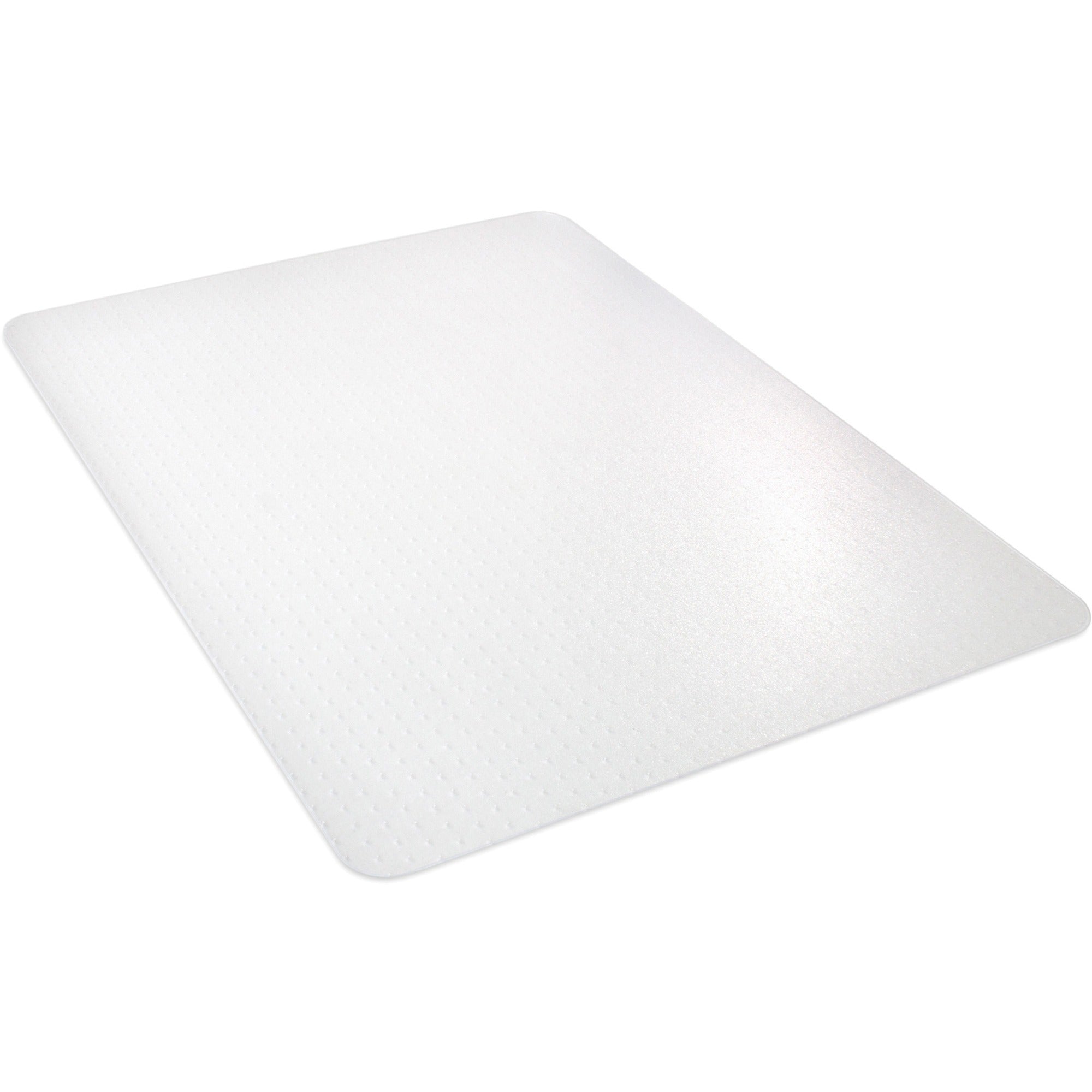 Lorell Oversized Chairmat - Hard Floor - 60" Width x 60" Depth - Square - Polycarbonate - Clear - 1Each - 