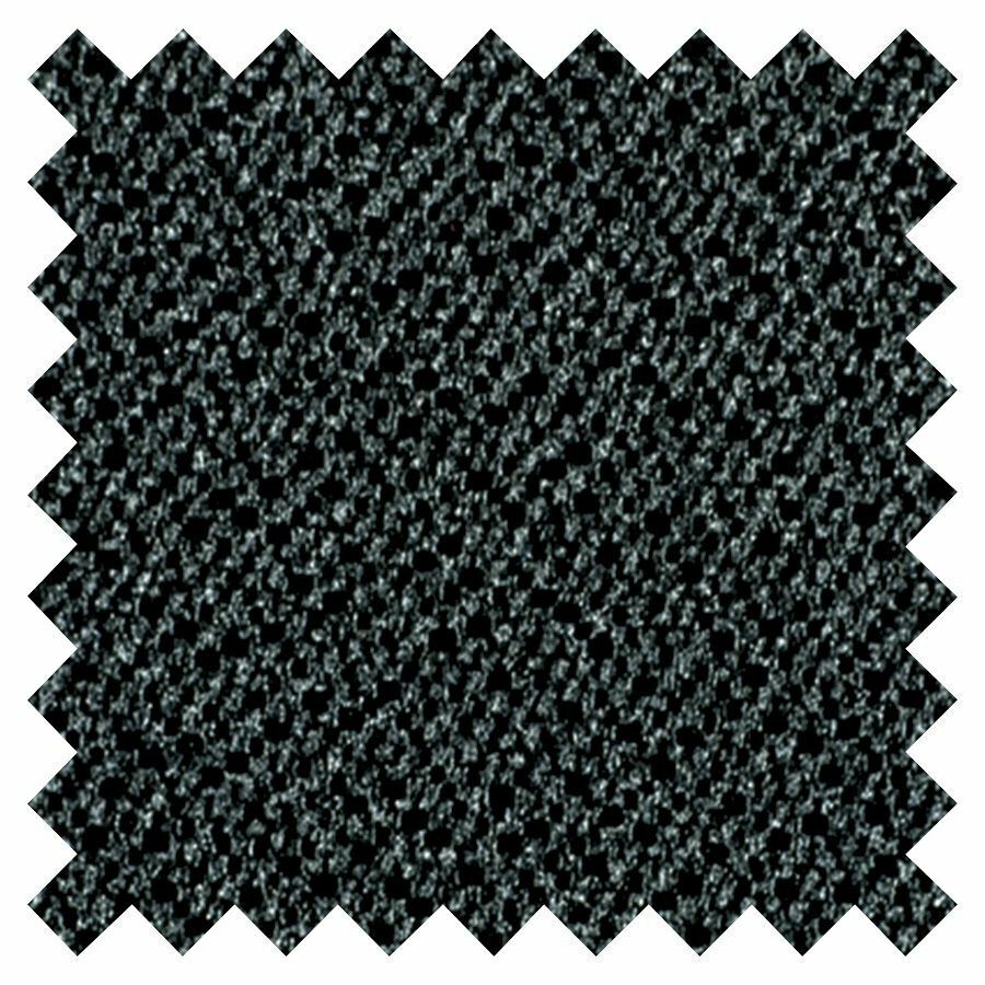 Lorell Mesh Back Stackable Guest Chair - Black Fabric Seat - Black Steel Frame - Black - Armrest - 1 Each - 