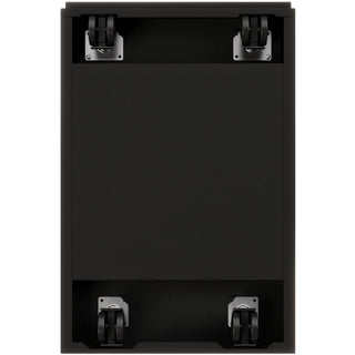 Lorell Mobile File Cabinet with Seat Cushion Top - 15" x 19.9" x 23.8" - 2 x Drawer(s) for Box, File - Letter - 305.50 lb Load Capacity - Ball-bearing Suspension, Drawer Extension - Black - Steel - Recycled - 