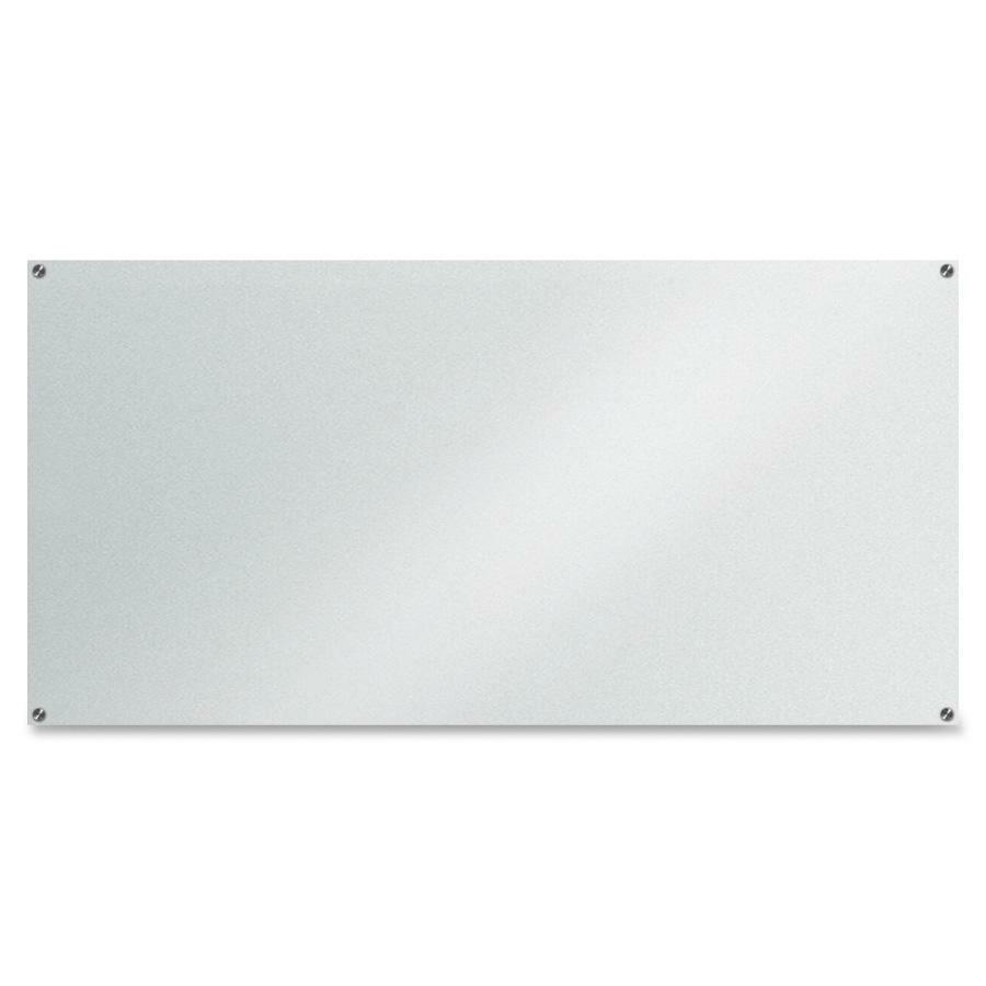 Lorell Dry-Erase Glass Board - 72" (6 ft) Width x 36" (3 ft) Height - Frost Glass Surface - Rectangle - Stain Resistant, Ghost Resistant - Assembly Required - 1 Each - 