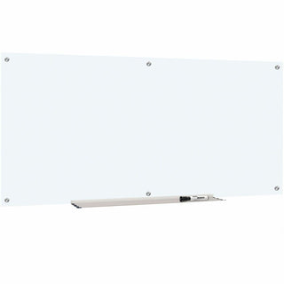 Lorell Dry-Erase Glass Board - 72" (6 ft) Width x 36" (3 ft) Height - Frost Glass Surface - Rectangle - Stain Resistant, Ghost Resistant - Assembly Required - 1 Each