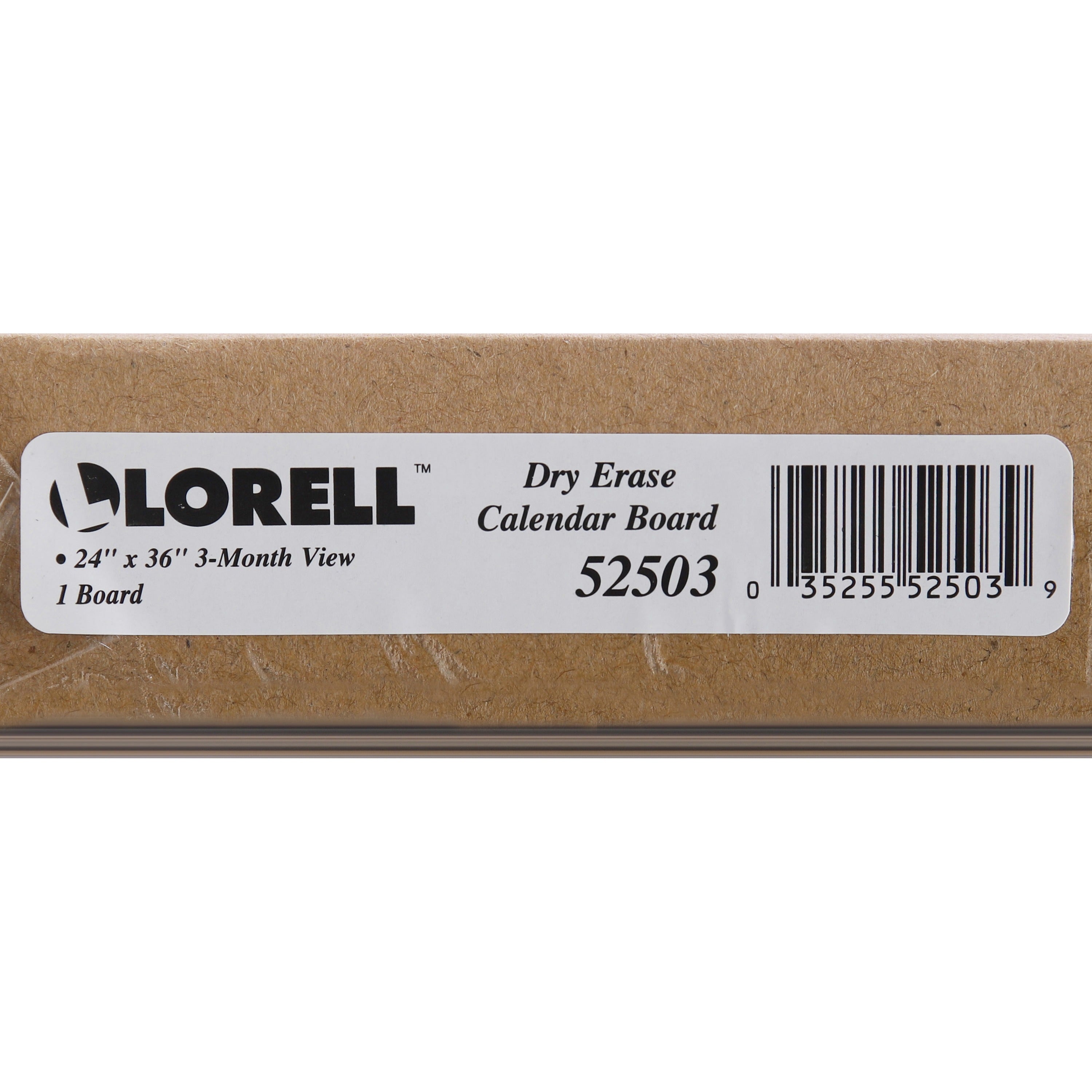 Lorell Magnetic Dry-Erase Calendar Board - 36" (3 ft) Width x 24" (2 ft) Height - Frost Surface - Rectangle - Magnetic - Stain Resistant - Assembly Required - 1 Each - 