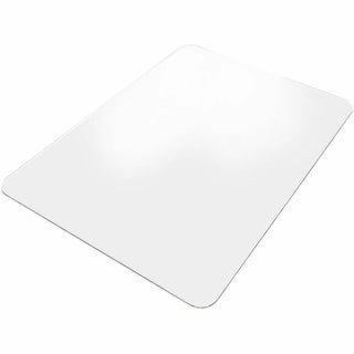 Lorell Big & Tall Chairmat - Hard Floor, Vinyl Floor, Tile Floor, Wood Floor - 53" Length x 45" Width x 0.133" Thickness - Rectangular - Polycarbonate - Clear - 1Each