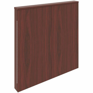 Lorell Dry-erase Whiteboard Presentation Cabinet - Hinged Door - 1 Each - 47.3" x 47.3" x 4.8