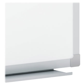 Mead Basic Dry-Erase Board - 23.8" (2 ft) Width x 17.6" (1.5 ft) Height - White Melamine Surface - Silver Aluminum Frame - Durable, Marker Tray - 1 Each - 2