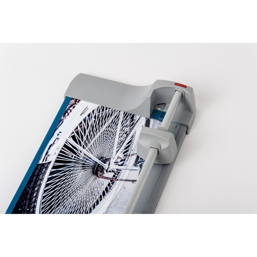 Rolling/Rotary Paper Trimmer/Cutter, 7 Sheets, 18" Cut Length, Metal Base, 8.25 x 22.88