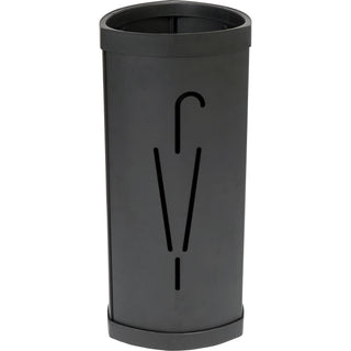 Triangular Umbrella Stand, Steel/Plastic, 10.25w x 10.25d x 23.67h, Black