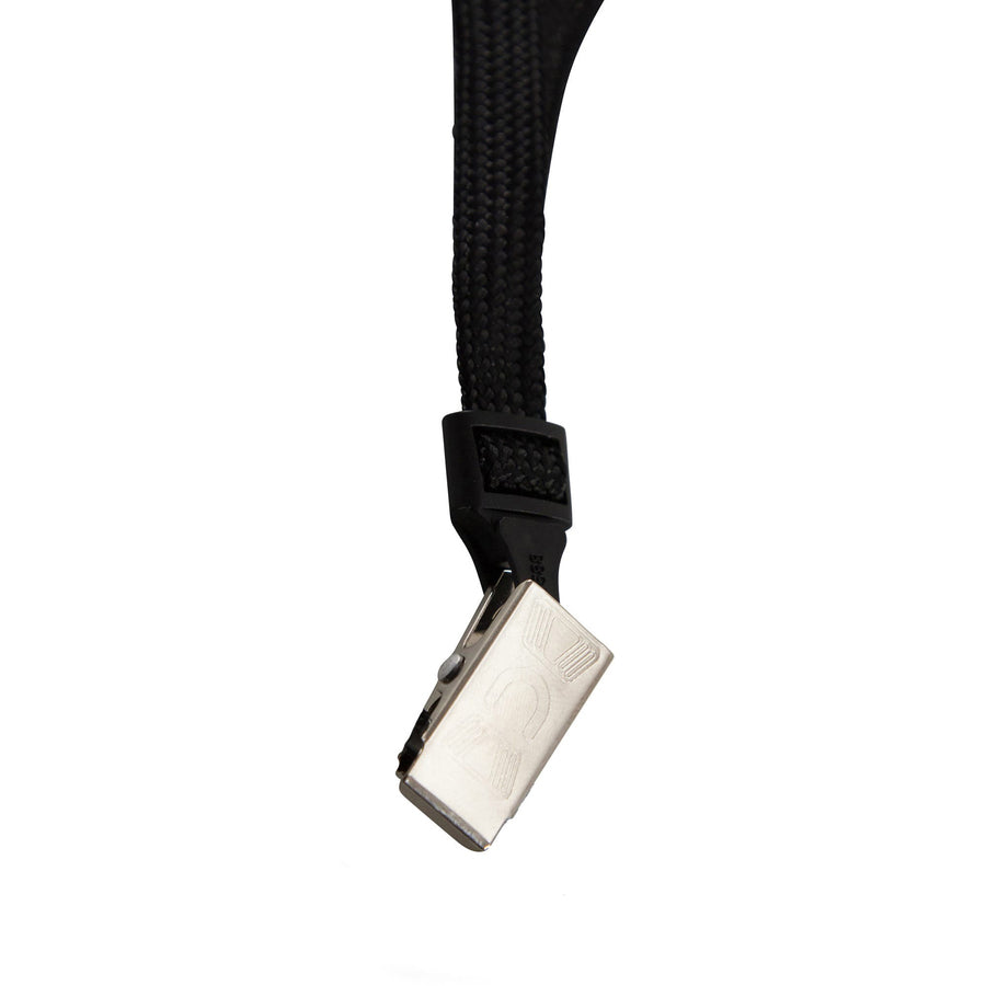 SICURIX Safety Breakaway Lanyard - 12 / Pack - 36" Length - Black - Nylon, Steel - 