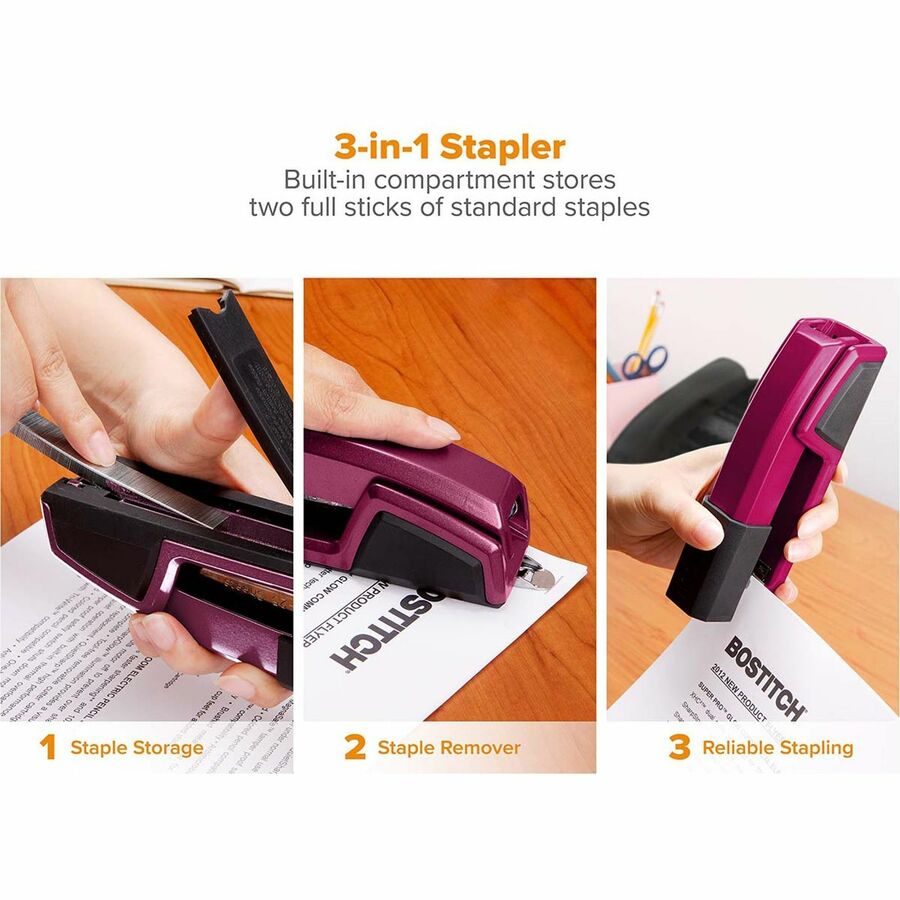 Epic Stapler, 25-Sheet Capacity, Magenta
