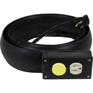 C-Line Lay-Flat Power Extension and Cord Cover - 10 Ft. Length, 1/PK, 79101 - 