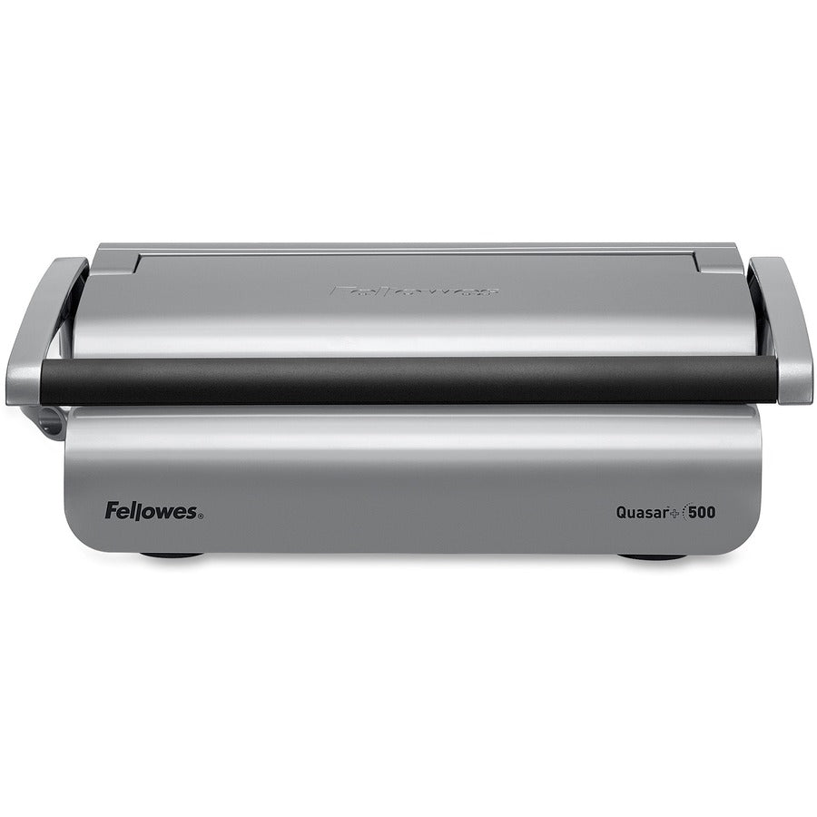 Quasar 500 Manual Comb Binding System, 500 Sheets, 18.13 x 15.38 x 5.13, Metallic Gray