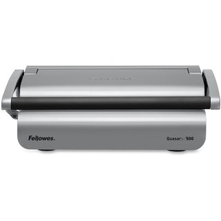 Quasar 500 Manual Comb Binding System, 500 Sheets, 18.13 x 15.38 x 5.13, Metallic Gray