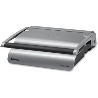 Quasar 500 Manual Comb Binding System, 500 Sheets, 18.13 x 15.38 x 5.13, Metallic Gray