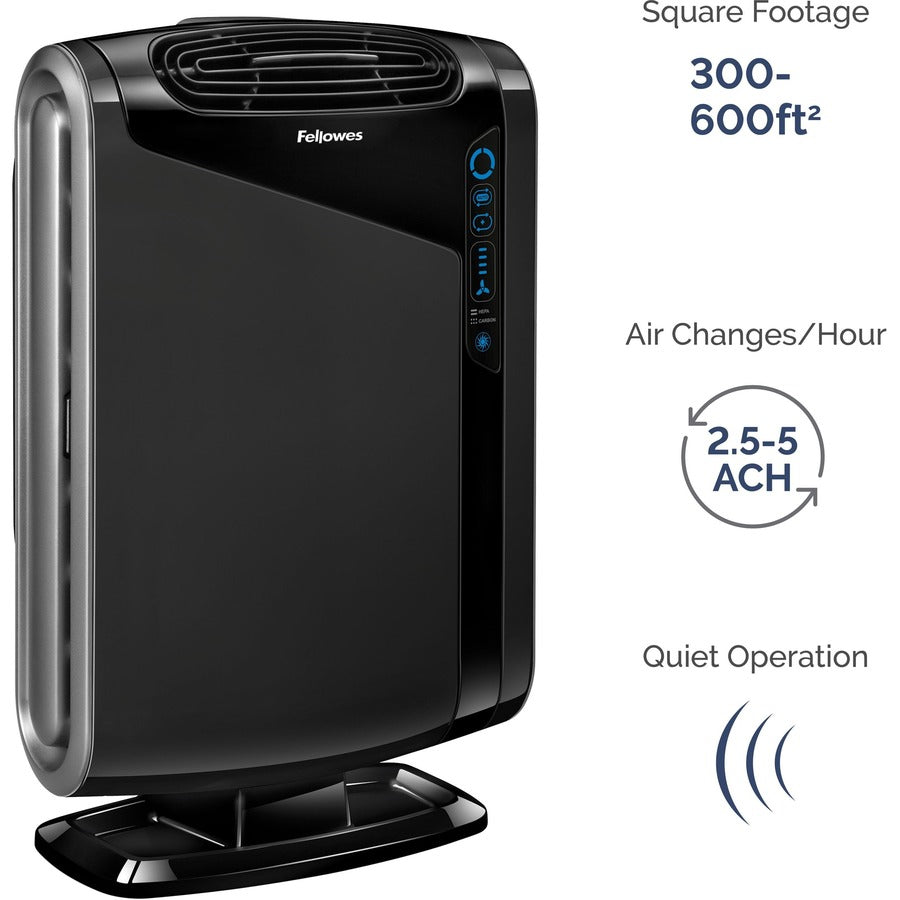 HEPA and Carbon Filtration Air Purifiers, 300 to 600 sq ft Room Capacity, Black