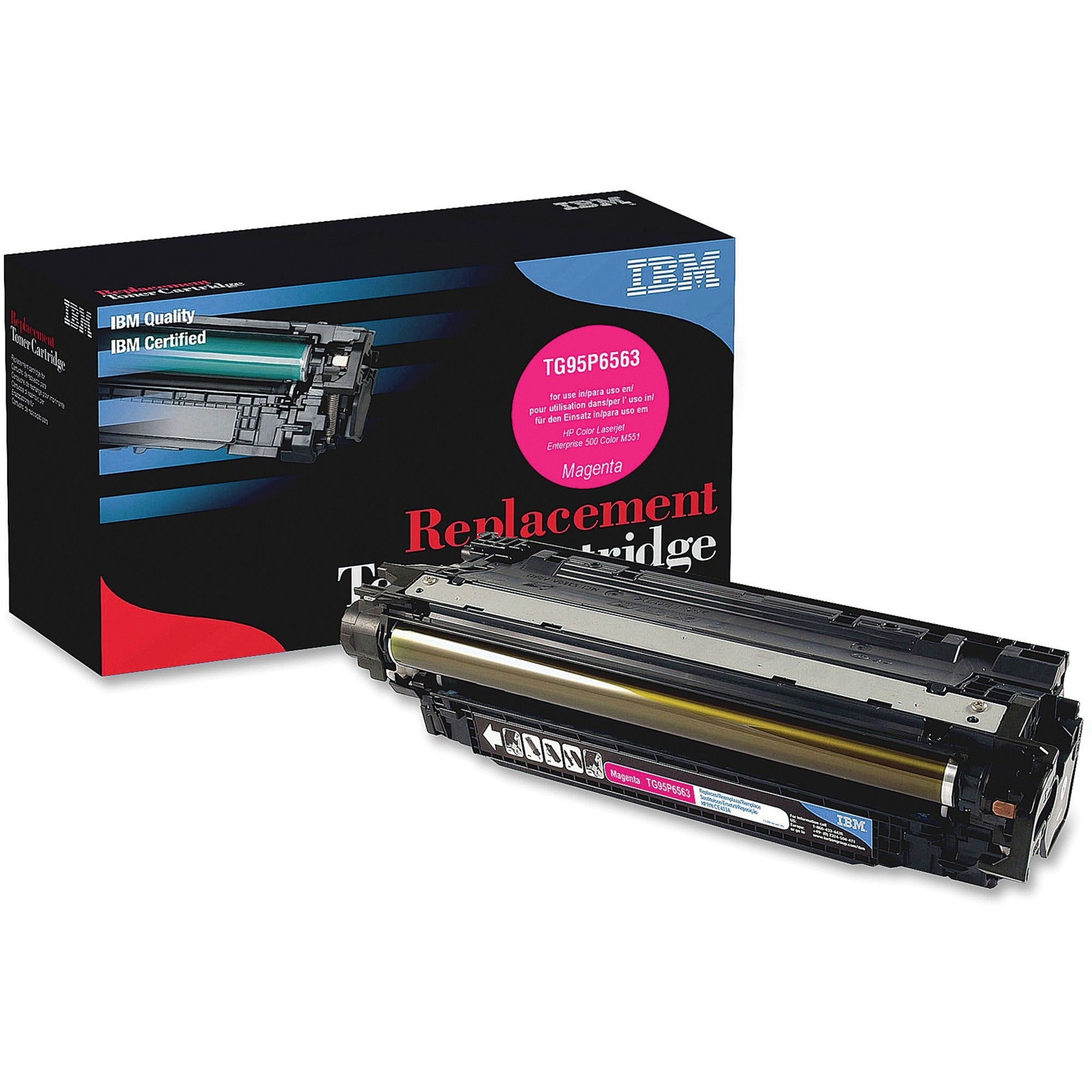 IBM Remanufactured Laser Toner Cartridge - Alternative for HP 507A (CE403A) - Magenta - 1 Each - 6000 Pages - 