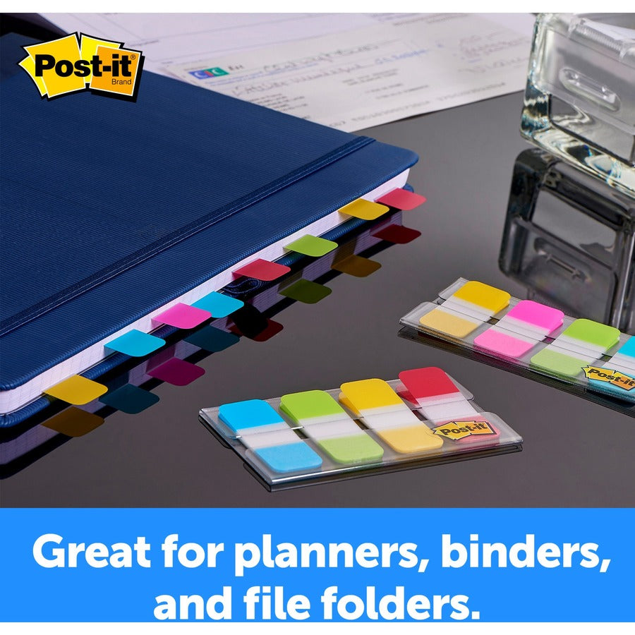Post-it 1" Solid Color Self-stick Tabs, Sold as 1 Package