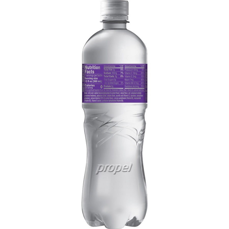 Propel Zero Quaker Foods Flavored Water Beverage - 24 fl oz (710 mL) - 12 / Carton