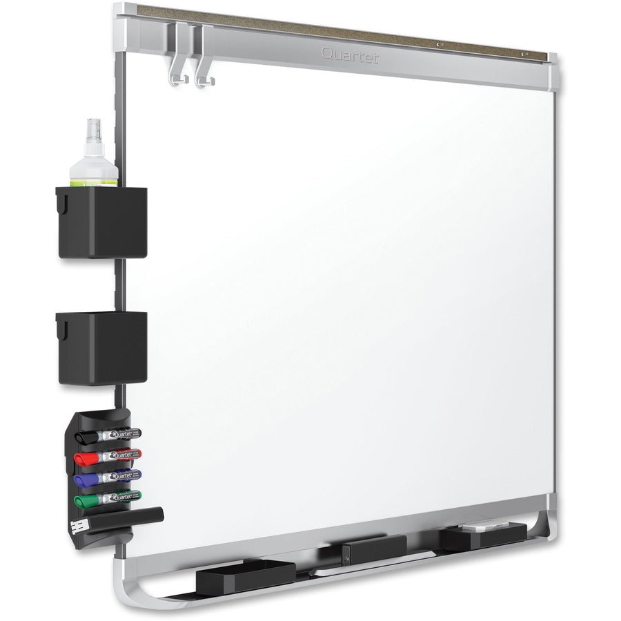 Prestige 2 DuraMax Magnetic Porcelain, 48 x 36, White Surface, Silver Aluminum/Plastic Frame