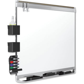 Prestige 2 DuraMax Magnetic Porcelain, 48 x 36, White Surface, Silver Aluminum/Plastic Frame