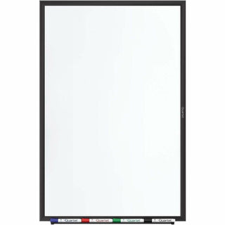 Classic Series Nano-Clean Dry Erase Board, 36 x 24, White Surface, Black Aluminum Frame
