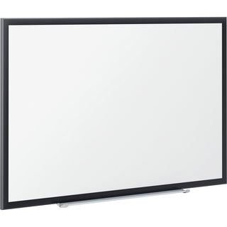 Quartet Classic Magnetic Whiteboard - 60" (5 ft) Width x 36" (3 ft) Height - White Painted Steel Surface - Black Aluminum Frame - Horizontal/Vertical - Magnetic - 1 Each