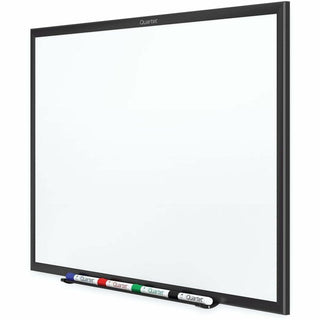 Quartet Classic Magnetic Whiteboard - 72" (6 ft) Width x 48" (4 ft) Height - White Painted Steel Surface - Black Aluminum Frame - Horizontal/Vertical - Magnetic - 1 Each - TAA Compliant