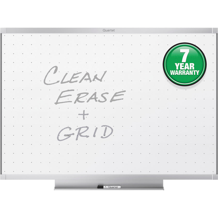 Quartet Prestige 2 Dry-Erase Board - 48" (4 ft) Width x 36" (3 ft) Height - White Surface - Silver Aluminum Frame - Horizontal - 1 Each - 