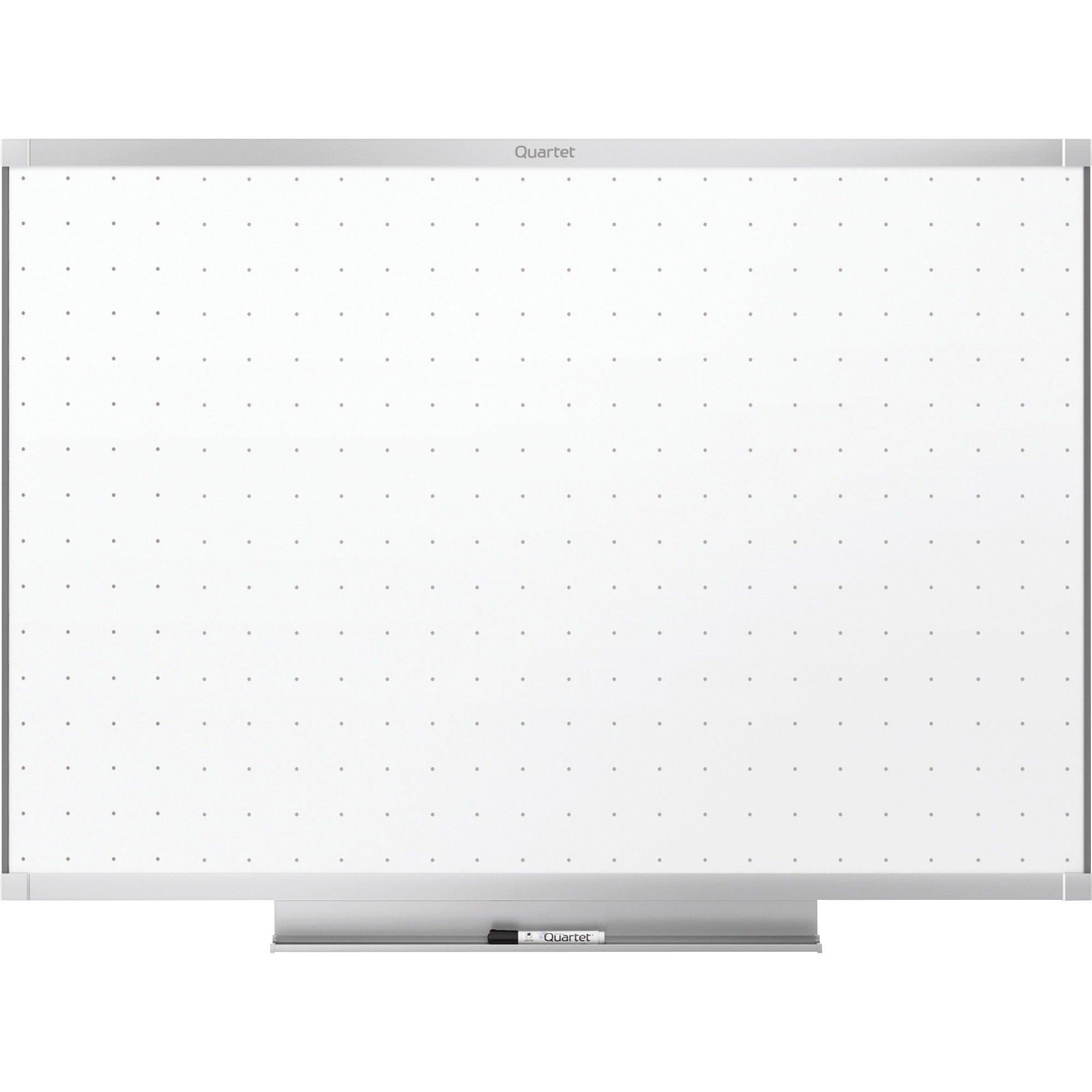 Quartet Prestige 2 Total Erase Whiteboard - 72" (6 ft) Width x 48" (4 ft) Height - White Surface - Silver Aluminum Frame - Horizontal - 1 Each - 