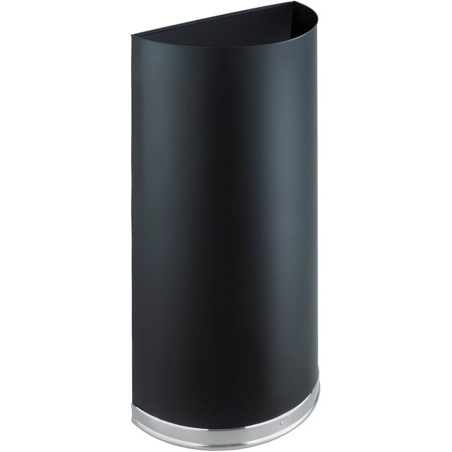 safco-half-round-receptacle-1250-gal-capacity-half-round-325-height-x-175-width-x-9-depth-steel-rubber-plastic-black-1-each_saf9940bl - 6