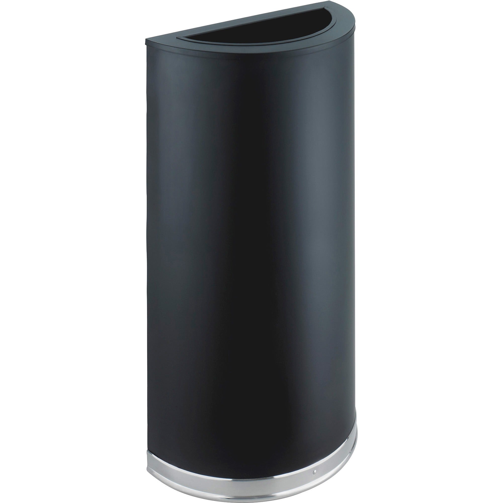 safco-half-round-receptacle-1250-gal-capacity-half-round-325-height-x-175-width-x-9-depth-steel-rubber-plastic-black-1-each_saf9940bl - 3