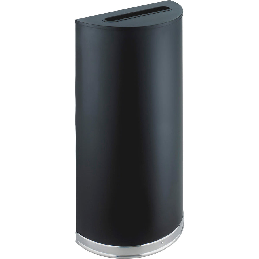 safco-half-round-receptacle-1250-gal-capacity-half-round-325-height-x-175-width-x-9-depth-steel-rubber-plastic-black-1-each_saf9940bl - 5