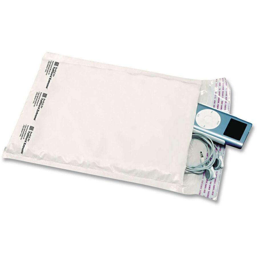 Jiffylite Self-Seal Bubble Mailer, #0, Barrier Bubble Air Cell Cushion, Self-Adhesive Closure, 6 x 10, White, 200/Carton