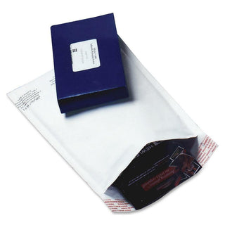 Jiffylite Self-Seal Bubble Mailer, #0, Barrier Bubble Air Cell Cushion, Self-Adhesive Closure, 6 x 10, White, 200/Carton