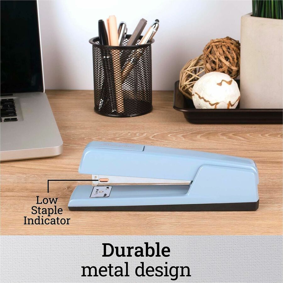 747 Classic Full Strip Stapler, 30-Sheet Capacity, Sky Blue