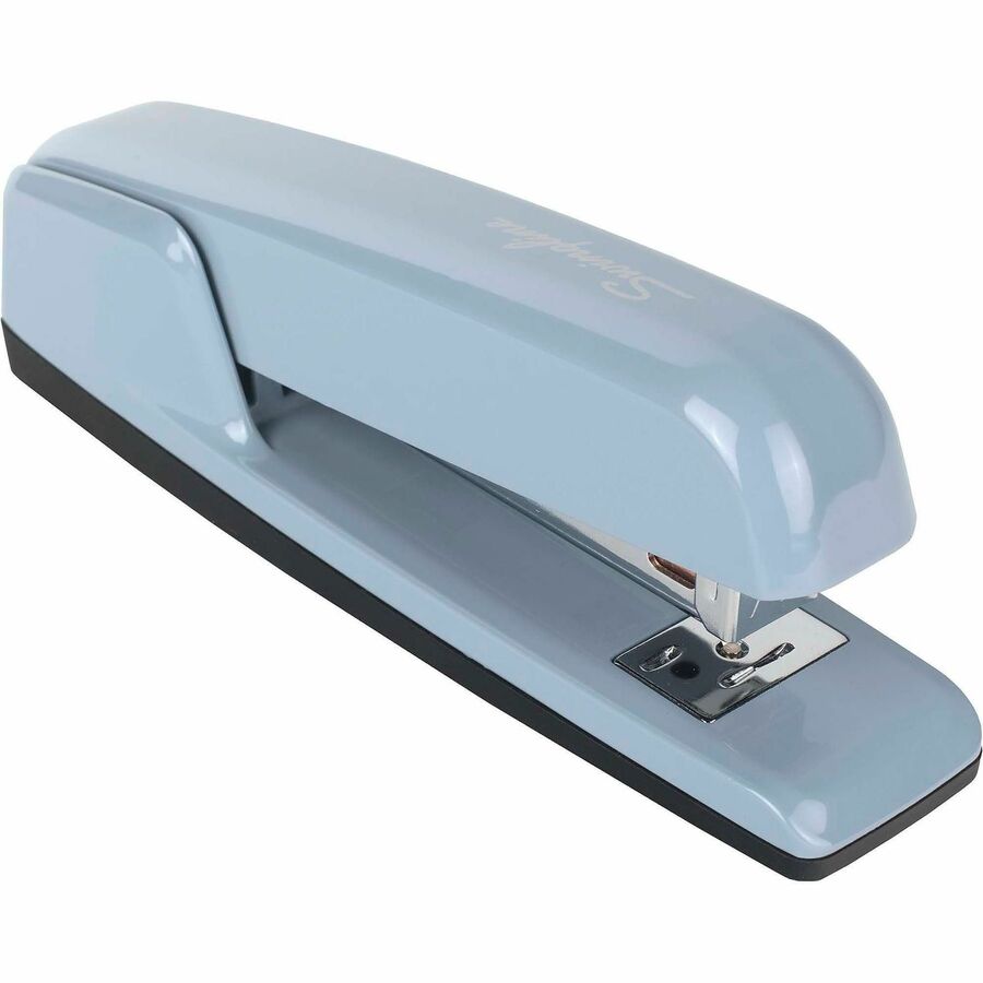 Swingline 747 Business Stapler - 25 of 20lb Paper Sheets Capacity - 210 Staple Capacity - Full Strip - 1/4" Staple Size - 1 Each - Sky Blue