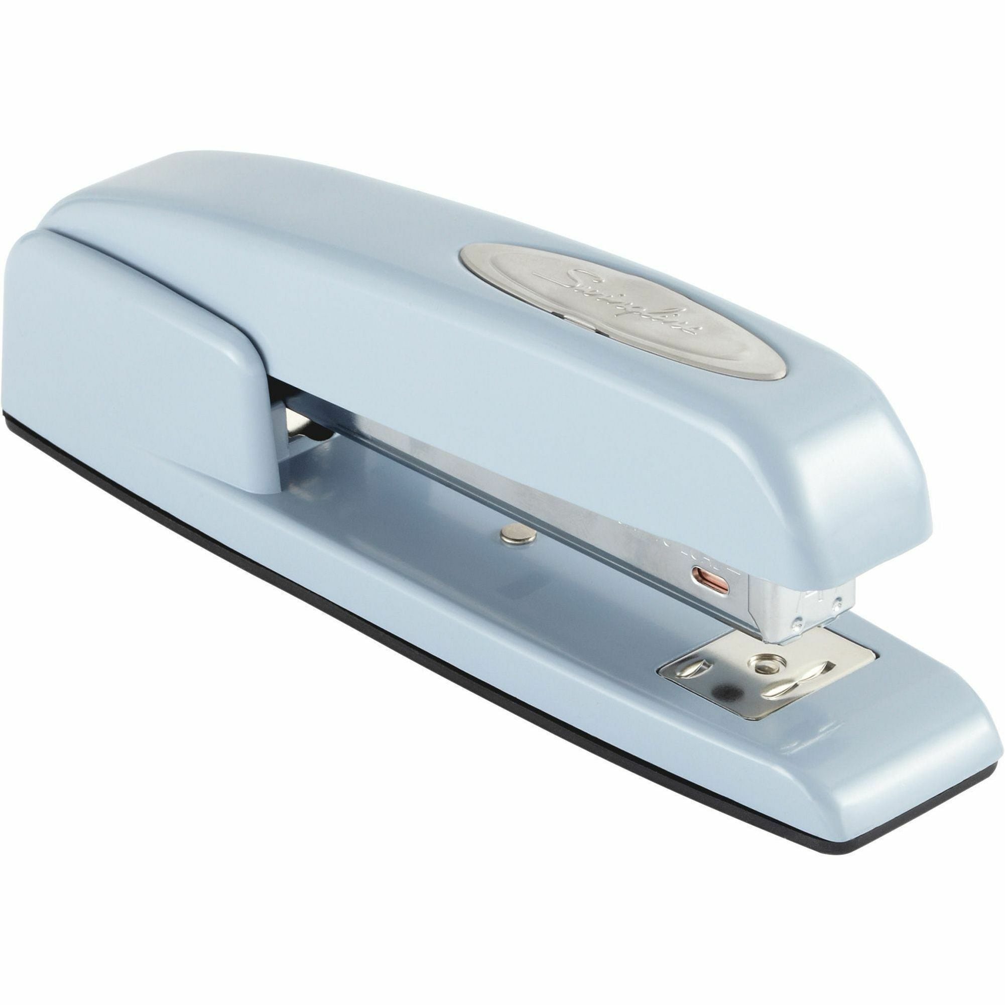 Swingline 747 Business Stapler - 25 of 20lb Paper Sheets Capacity - 210 Staple Capacity - Full Strip - 1/4" Staple Size - 1 Each - Sky Blue - 