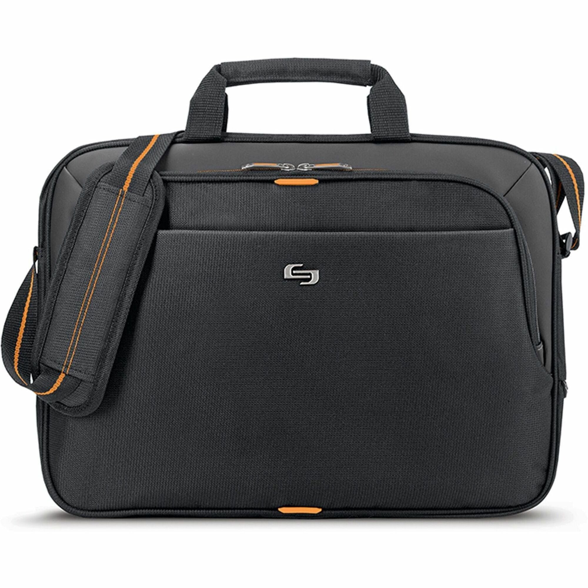 Urban Slim Brief, Fits Devices Up to 15.6", Polyester, 16.5 x 2 x 11.75, Black