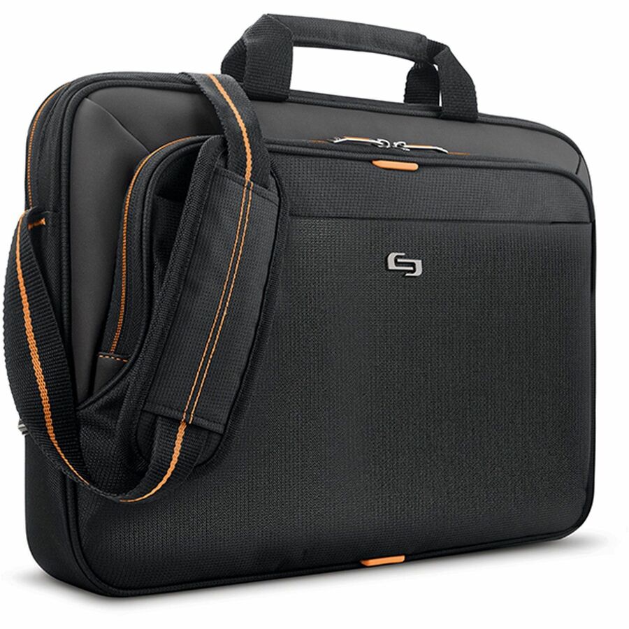 Urban Slim Brief, Fits Devices Up to 15.6", Polyester, 16.5 x 2 x 11.75, Black