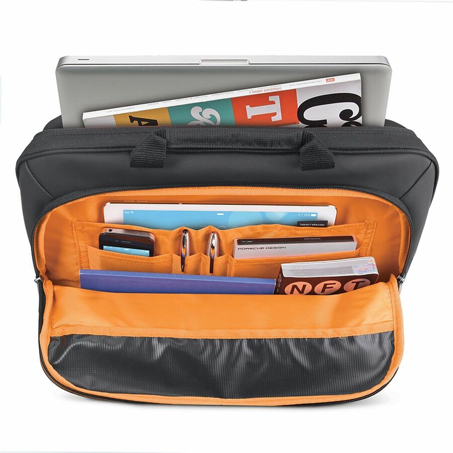Urban Slim Brief, Fits Devices Up to 15.6", Polyester, 16.5 x 2 x 11.75, Black